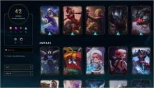 Conta LOL Elo prata com 42 skins(graves vitorioso) 76 champs - League of Legends