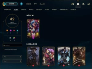 Conta LOL Elo prata com 42 skins(graves vitorioso) 76 champs - League of Legends