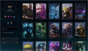 Conta LOL Elo prata com 42 skins(graves vitorioso) 76 champs - League of Legends