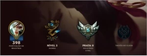 CONTA PRATA II MAIN RIVEN, 110 CAMPEOES + 51 SKINS - League of Legends LOL