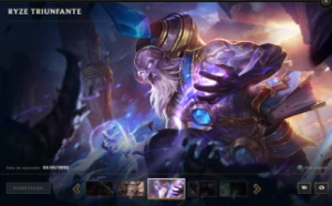 Conta D3 372Skins (27MÍTICAS/4ULTIMATE) "Ryze TRIUNFANTE"  - League of Legends LOL