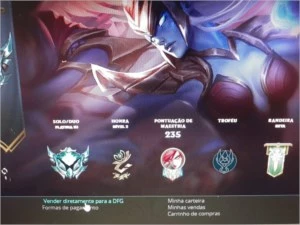 Conta platina 3 - League of Legends LOL