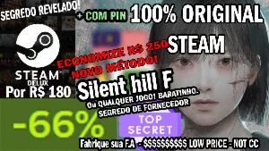 Método Steam 100% Legitimo Paquistão/USD. Low Price.