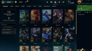 CONTAS SMURFS PLATINA - League of Legends LOL