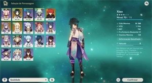 Genshin Impact AR42 Xiao+Diluc+Keqing