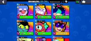 Conta de brawl stars intermediária