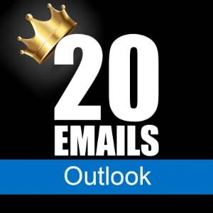 ⭐⭐⭐⭐⭐ 20X Contas De Email (Alta Qualidade) Outlook Pra Uso - Outros