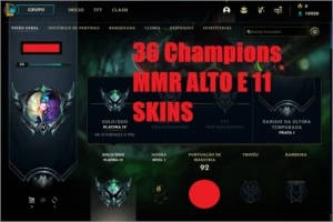 CONTA LOL PLATINA - League of Legends