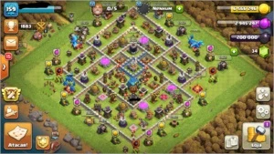 Clash of clans cv12 recém upada