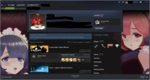 Conta Steam Nível 172 - 8 Medalhas, 680 vitórias