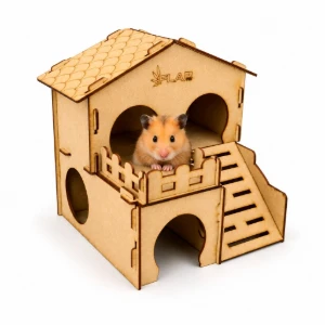 Casinha Decorada 2 Andares para Hamster - Flap Pet