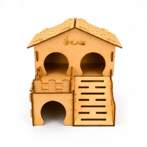 Casinha Decorada 2 Andares para Hamster - Flap Pet - Artesanato e Personalizados