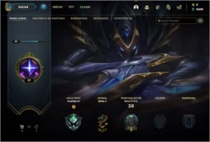 🔷 CONTA SMURF - PLATINA 4 (70% WR /EMAIL NÃO VERIFICADO) 🔷 - League of Legends LOL