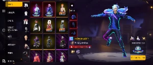 Conta com angelical e vermelha e saindo do pain - Free Fire