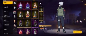 Conta com angelical e vermelha e saindo do pain - Free Fire