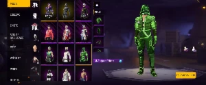 Conta com angelical e vermelha e saindo do pain - Free Fire