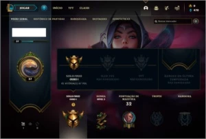 Conta ouro 1 com 1 skin e 23 champs ( MAIN ADC ) - League of Legends LOL