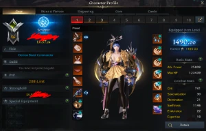 Conta Lost Ark Main Scrapper 1490 Server Arthetine