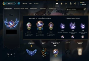 Conta Desde Season 4 | Mestre Season 2021 - League of Legends LOL