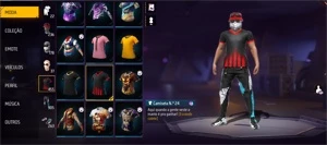 Conta de Free Fire barata + barbinha e angelical