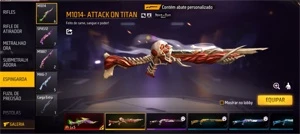 Conta de Free Fire barata + barbinha e angelical