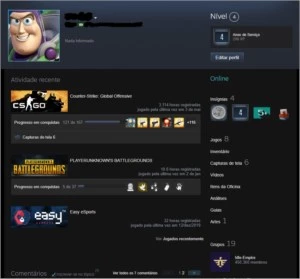 VENDO CONTA DA STEAM COM MEDALHA DE LEALDADE.
