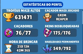 Conta Hunt Royale conta full e SEGURA SEM HACK - Outros