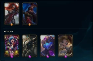 CONTA DE LOL LVL 332 PLAT IV *MUITA SKIN RARA* - League of Legends