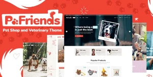 PawFriends – Tema Pet Shop E Veterinário WORDPRESS