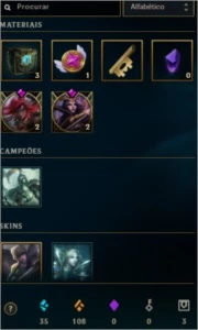 Conta lol Platina 4 - 56 Campeões + 13 Skins com e-mail - League of Legends