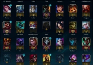 Conta League of Legends Gold - 125 champ, 120 skin LOL