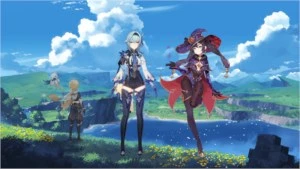 Conta Genshin Impact AR 5 com Eula + Mona