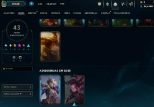 [Entrega Automática] Conta Lol Prata, 24K Ea, 43 Skins - League of Legends