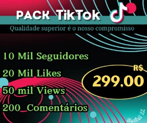 Super Pack TikTok Fique Famoso - Redes Sociais