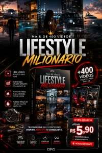 Pack Lifestyle Milionário 2026 +400 Vídeos 4K Verticais - Vídeos e Cortes Cortes Virais