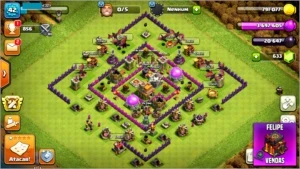 Centro de Vila 7!!! - Clash of Clans