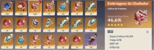 CONTA AR 43 - Diluc + Zhongli + 9k Gemas + 57 Resinas -NA-PC - Genshin Impact
