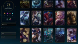 Conta Mestre LoL 76 Skins (League Of Legends)