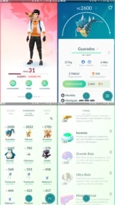 Conta Pokémon Go Level 31