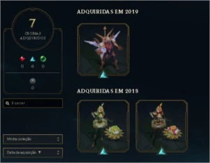 Conta League of Legends Platina 2 com muitos champs e skins LOL
