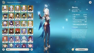 Genshin Impact Ar 60 Endgame 10 Armas T5 E 19 Personagens T5