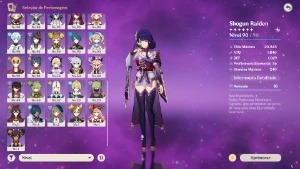 Genshin Impact Ar 60 Endgame 10 Armas T5 E 19 Personagens T5