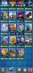 CONTA CLASH ROYALE