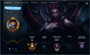 Conta de League of Legends S5 com 285 skins e muito mais... LOL