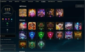 Conta de League of Legends S5 com 285 skins e muito mais... LOL