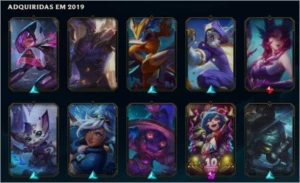 CONTA LOL 88 SKINS - League of Legends