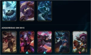 CONTA LOL 88 SKINS - League of Legends