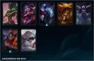 CONTA LOL 88 SKINS - League of Legends