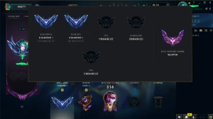 Conta D1 Soloq / D1 Flex 56.6% 63 Skins - League of Legends LOL