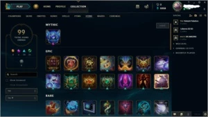 Conta League of legends D4 LOL